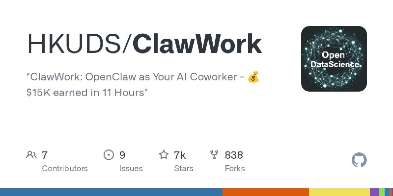 GitHub - HKUDS/ClawWork: 