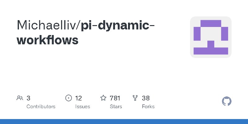 GitHub - Michaelliv/pi-dynamic-workflows