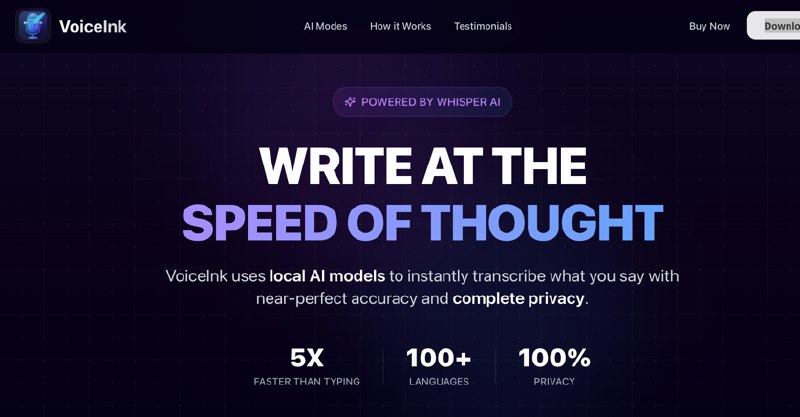 VoiceInk - Advanced AI Voice Recognition for Mac