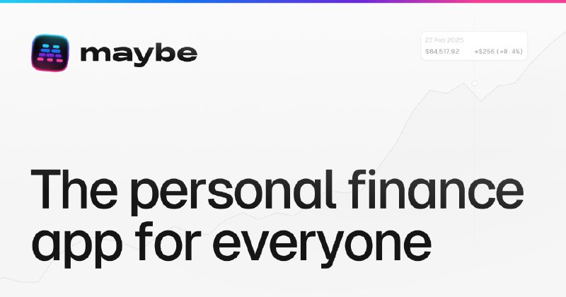 GitHub - maybe-finance/maybe: The personal finance app for everyone