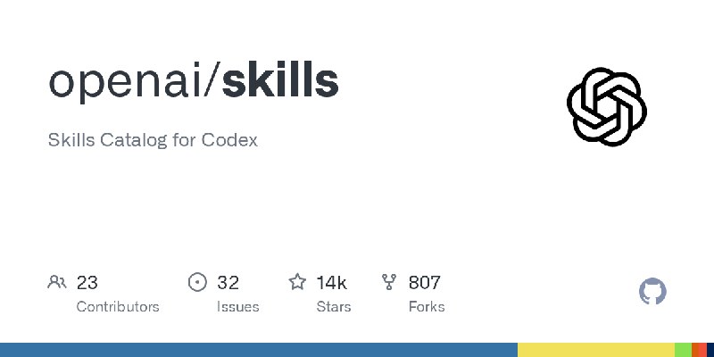 GitHub - openai/skills: Skills Catalog for Codex