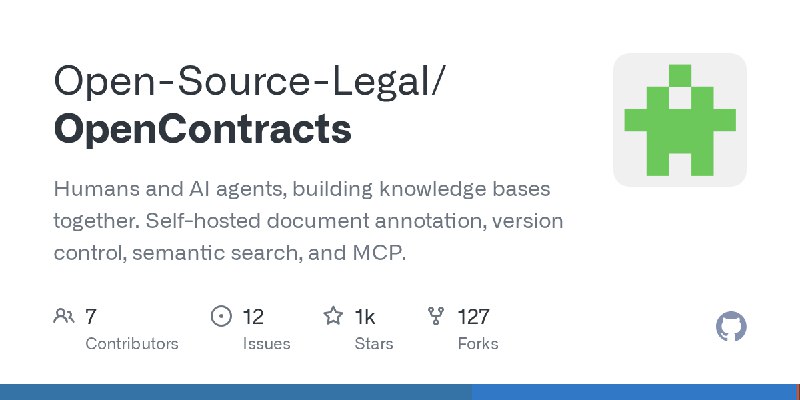 GitHub - Open-Source-Legal/OpenContracts: Humans and AI agents, building knowledge bases together. Self-hosted document annotation…