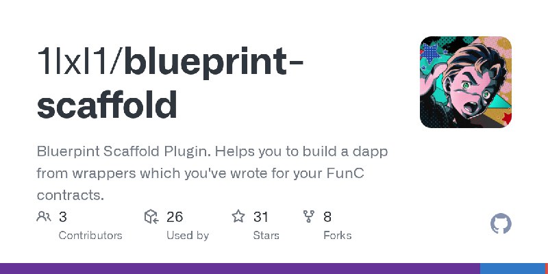 GitHub - 1IxI1/blueprint-scaffold: Bluerpint Scaffold Plugin. Helps you to build a dapp from wrappers which you've wrote for your…