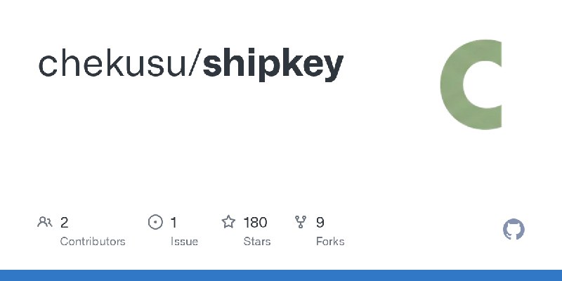 GitHub - chekusu/shipkey