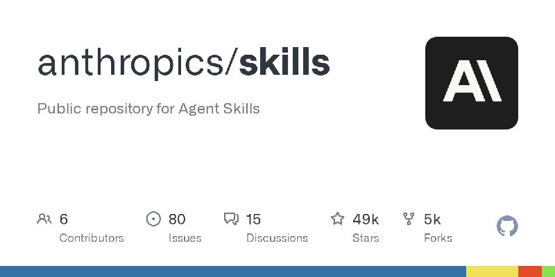 GitHub - anthropics/skills: Public repository for Agent Skills
