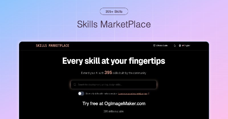 Agent Skills Marketplace - Claude, Codex & ChatGPT Skills | SkillsMP