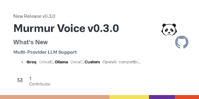 Release Murmur Voice v0.3.0 · panda850819/murmur-voice