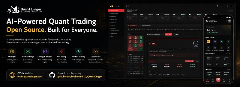 GitHub - brokermr810/QuantDinger: AI quantitative trading platform for crypto, stocks, and forex with backtesting, live trading…