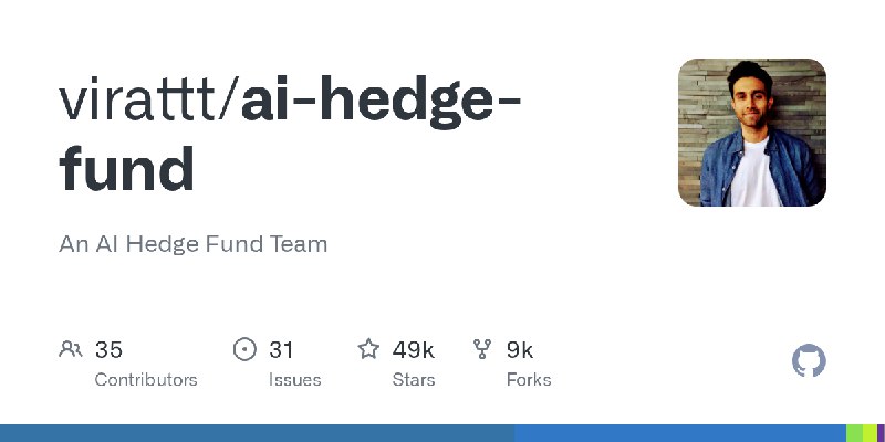 GitHub - virattt/ai-hedge-fund: An AI Hedge Fund Team