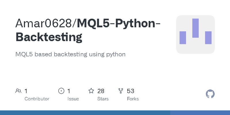 GitHub - Amar0628/MQL5-Python-Backtesting: MQL5 based backtesting using python
