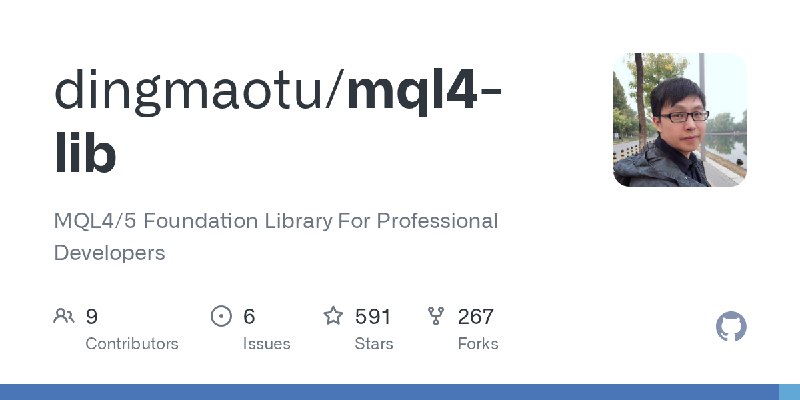 GitHub - dingmaotu/mql4-lib: MQL4/5 Foundation Library For Professional Developers