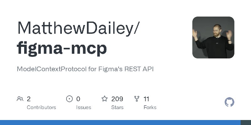 GitHub - MatthewDailey/figma-mcp: ModelContextProtocol for Figma's REST API