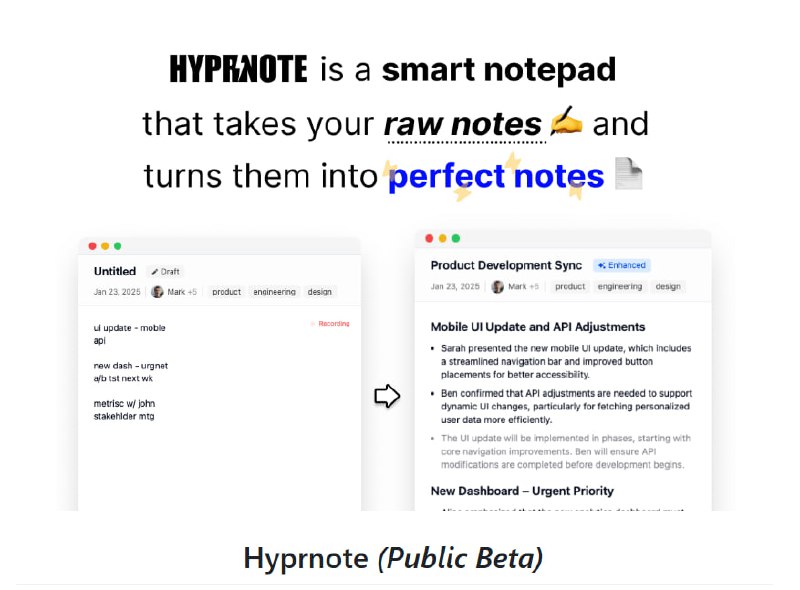 Hyprnote：一款本地优先、可扩展的AI会议笔记本